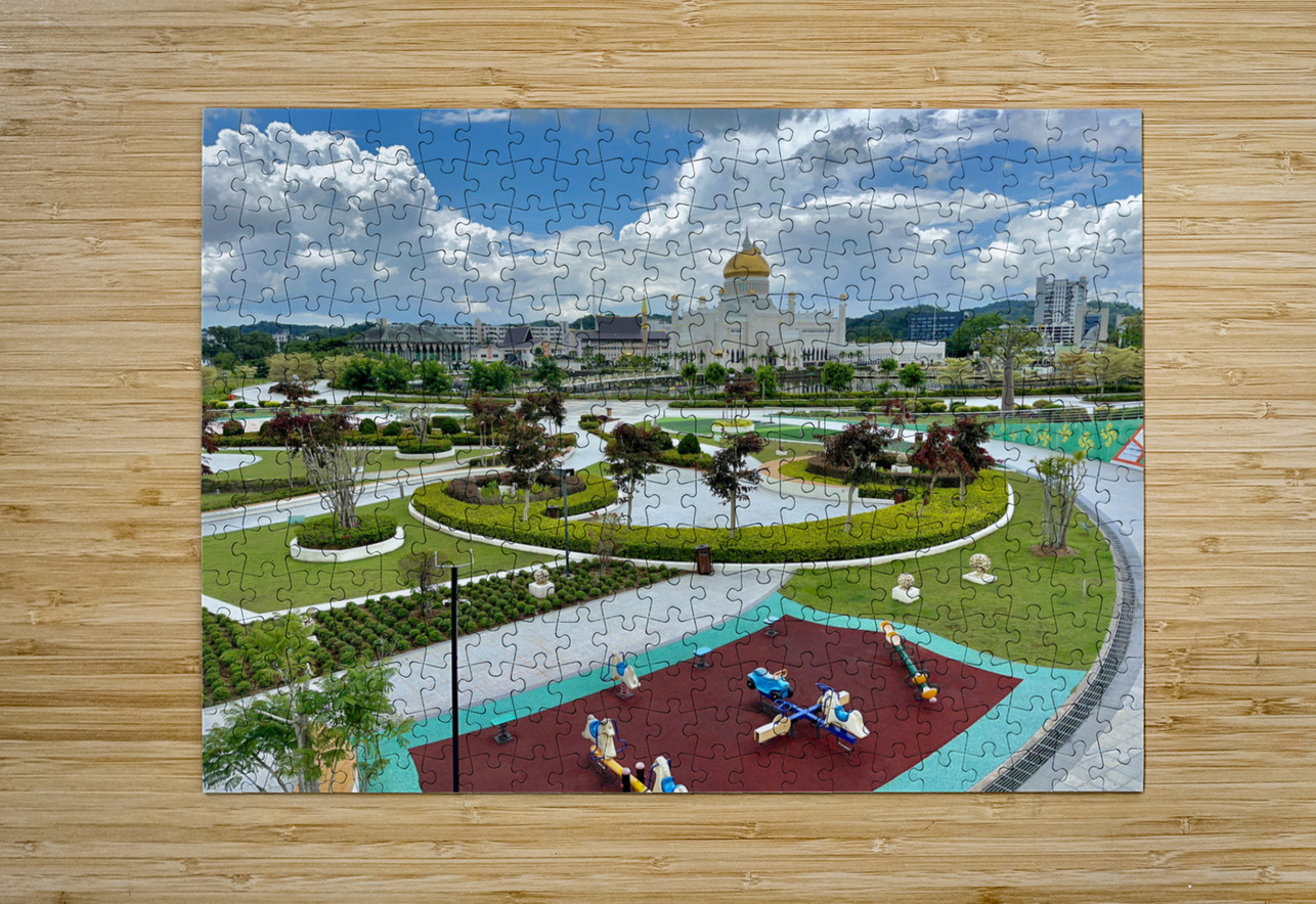 Omar Ali Saifuddien Mosque Collection Brunei 7 Jimmy Roy Photos Puzzle printing