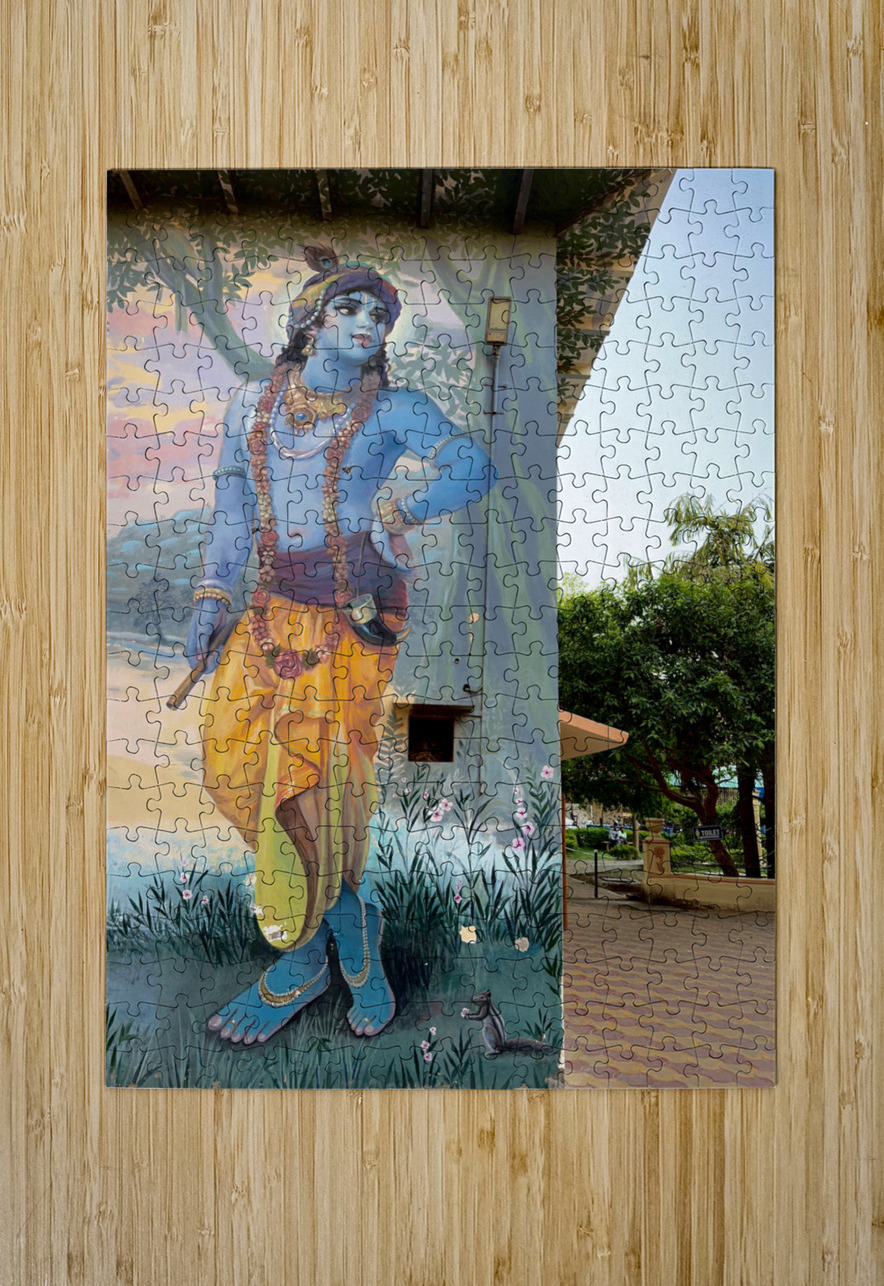 Vrindavan ISKCON Temple India 2 Jimmy Roy Photos Puzzle printing
