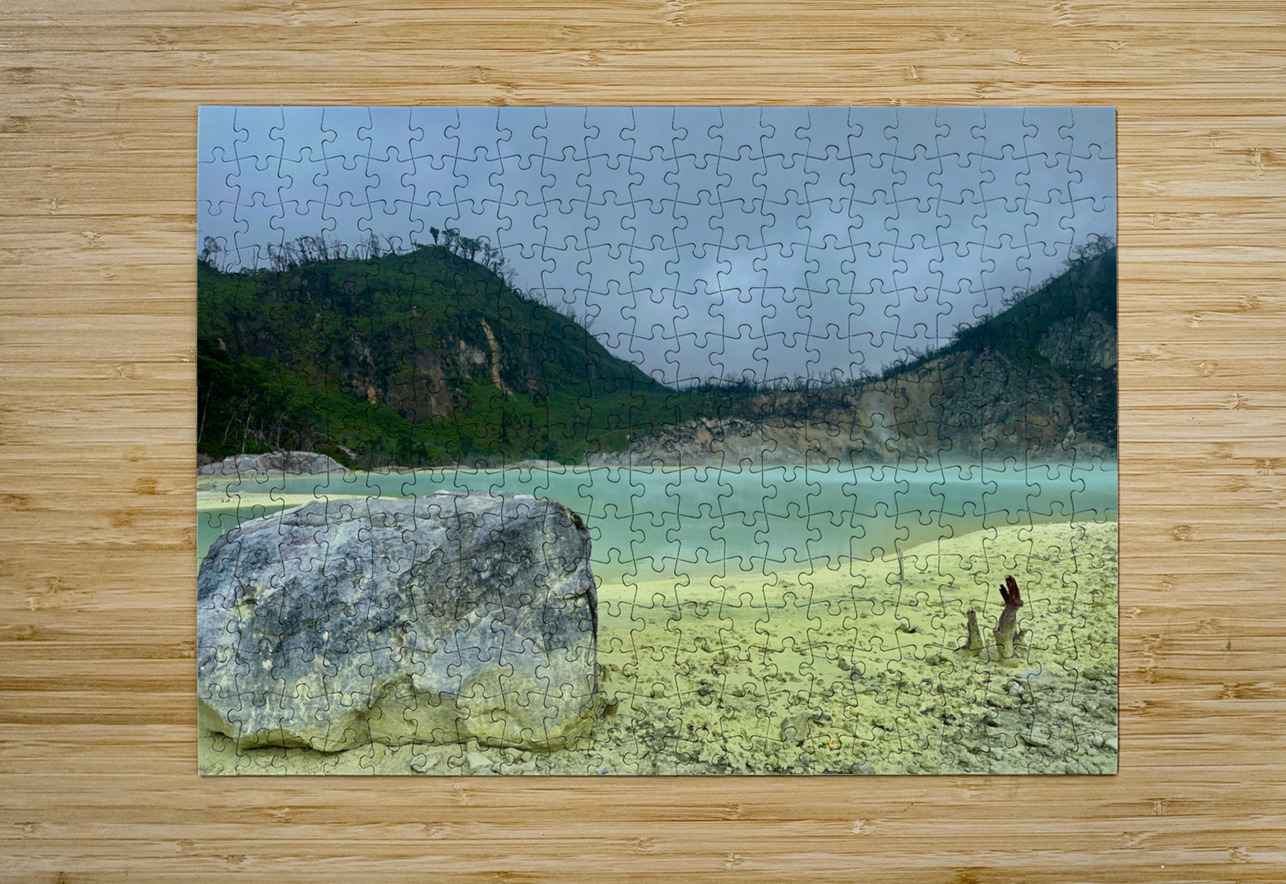 White Crater Java Indonesia 2 Jimmy Roy Photos Puzzle printing