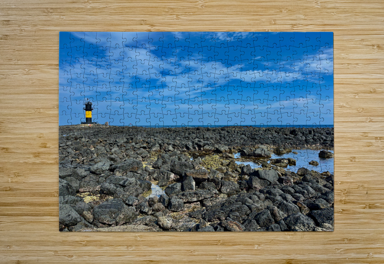 Black Rocks Lighthouse Udo South Korea Jimmy Roy Photos Puzzle printing