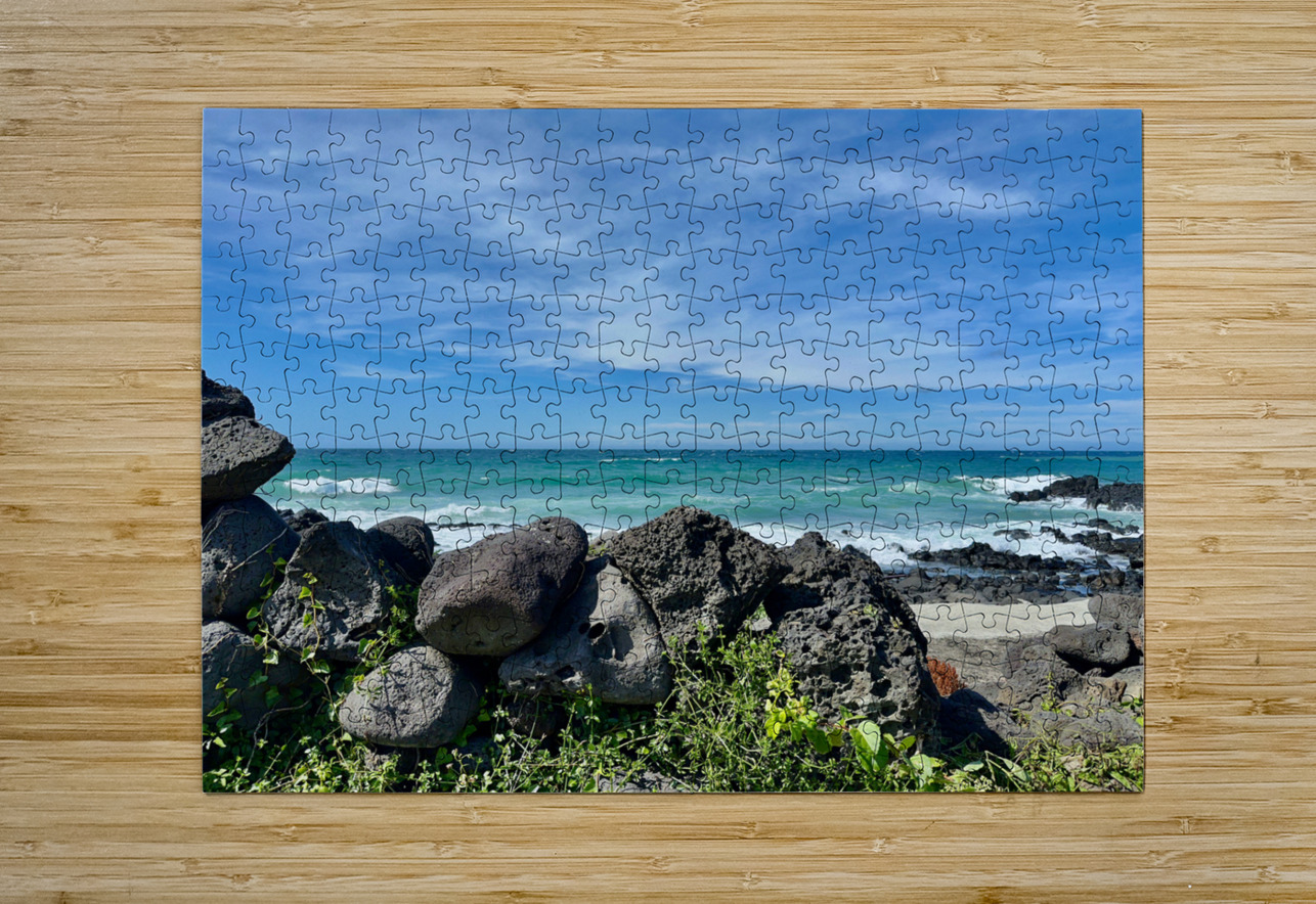 A Glimpse at the Ocean Jeju South Korea Jimmy Roy Photos Puzzle printing