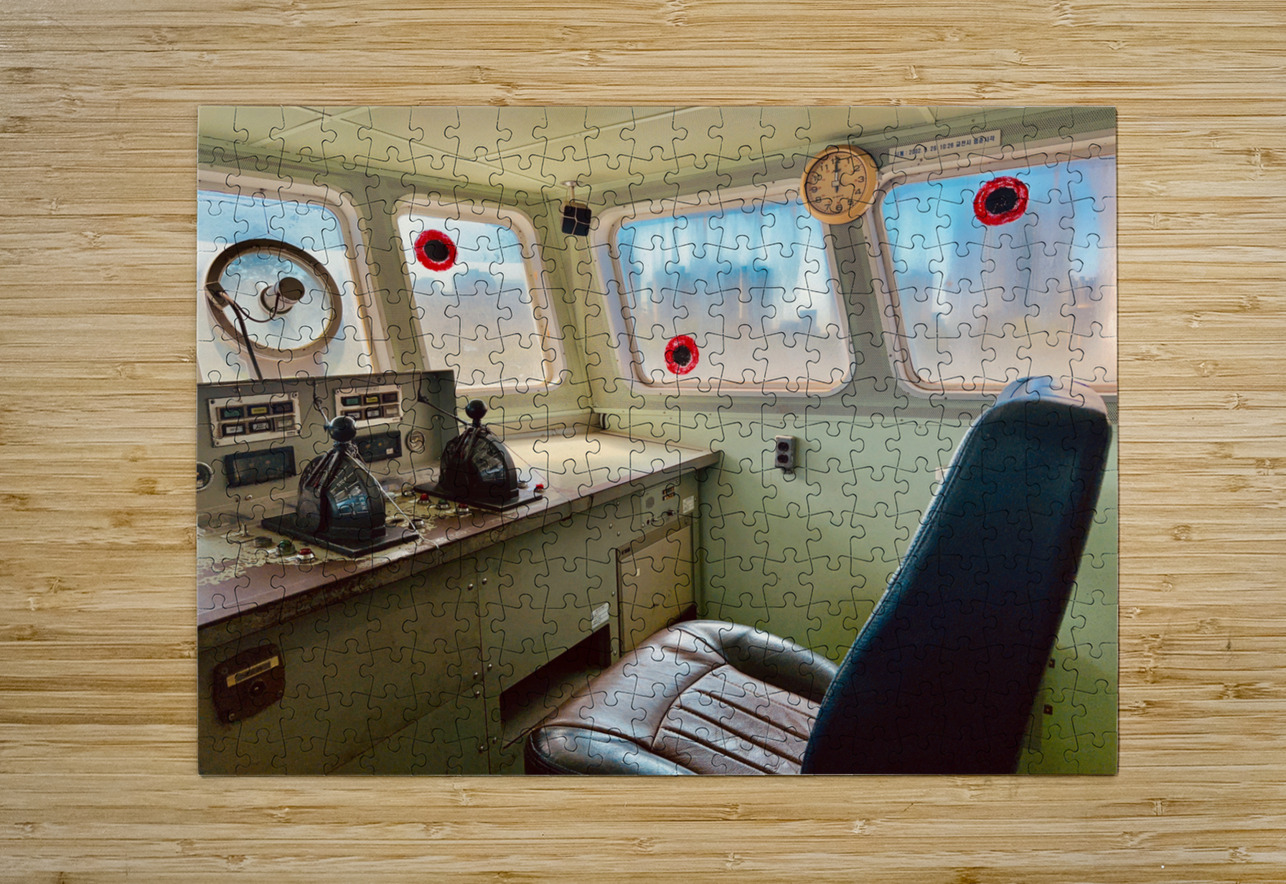 Army Boat Cabin Seoul South Korea Jimmy Roy Photos Puzzle printing