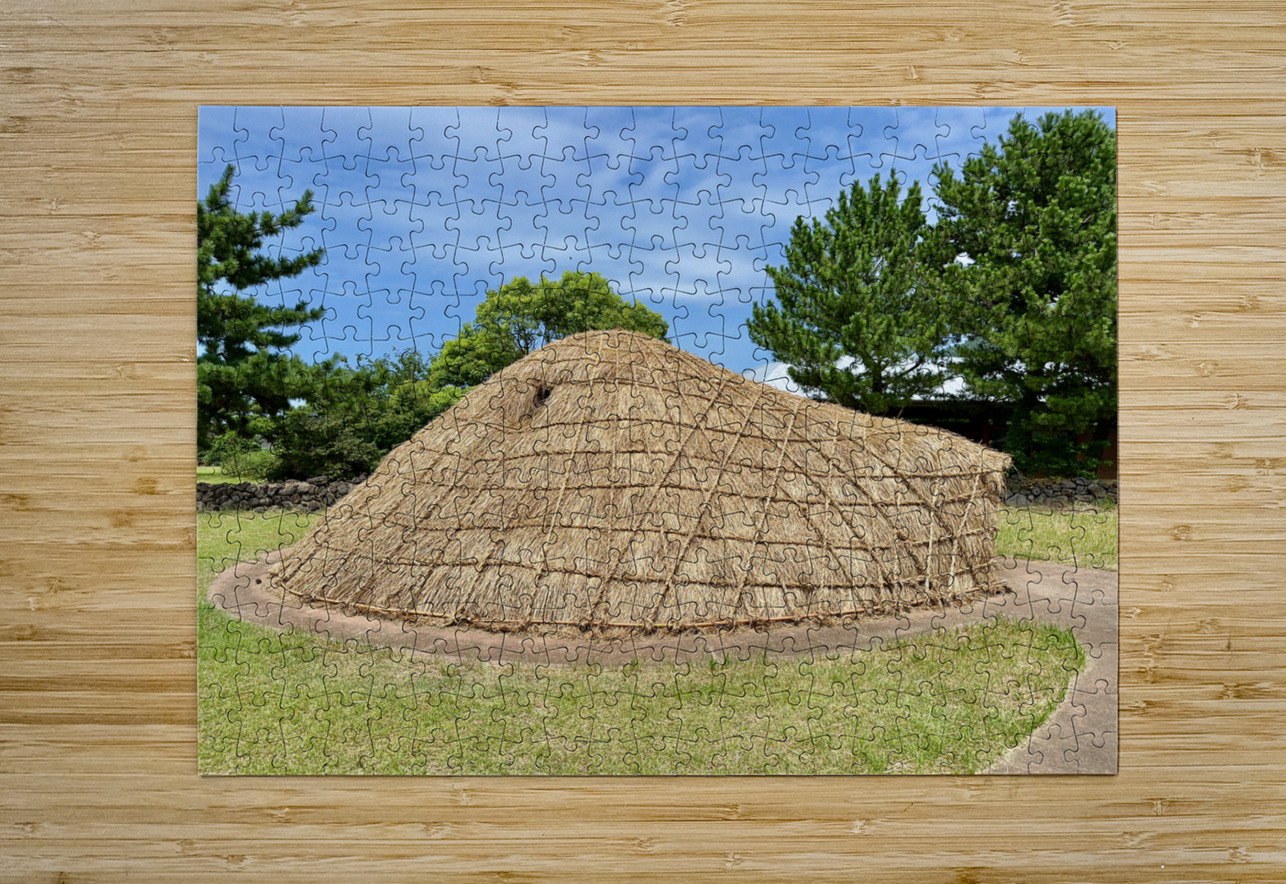 Traditional Village Hut Jeju South Korea 1 Jimmy Roy Photos Puzzle printing