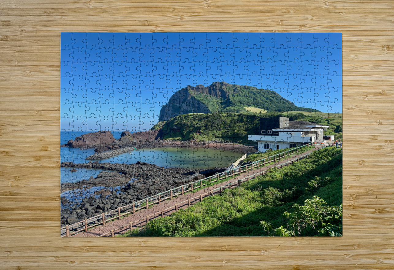 Seongsan Ilchulbong Jeju South Korea 5 Jimmy Roy Photos Puzzle printing