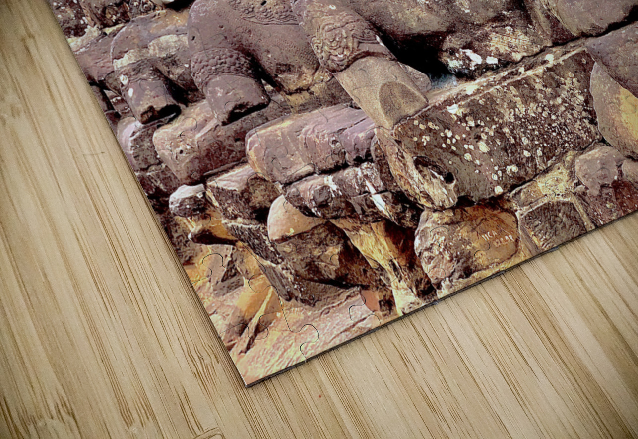 Angkor Wat Statues Row Jimmy Roy Photos Puzzle