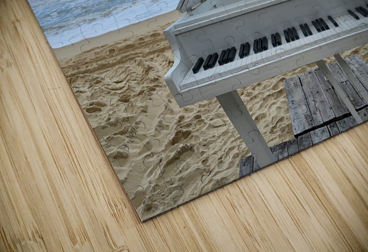 Piano on the Beach Jimmy Roy Photos Puzzle