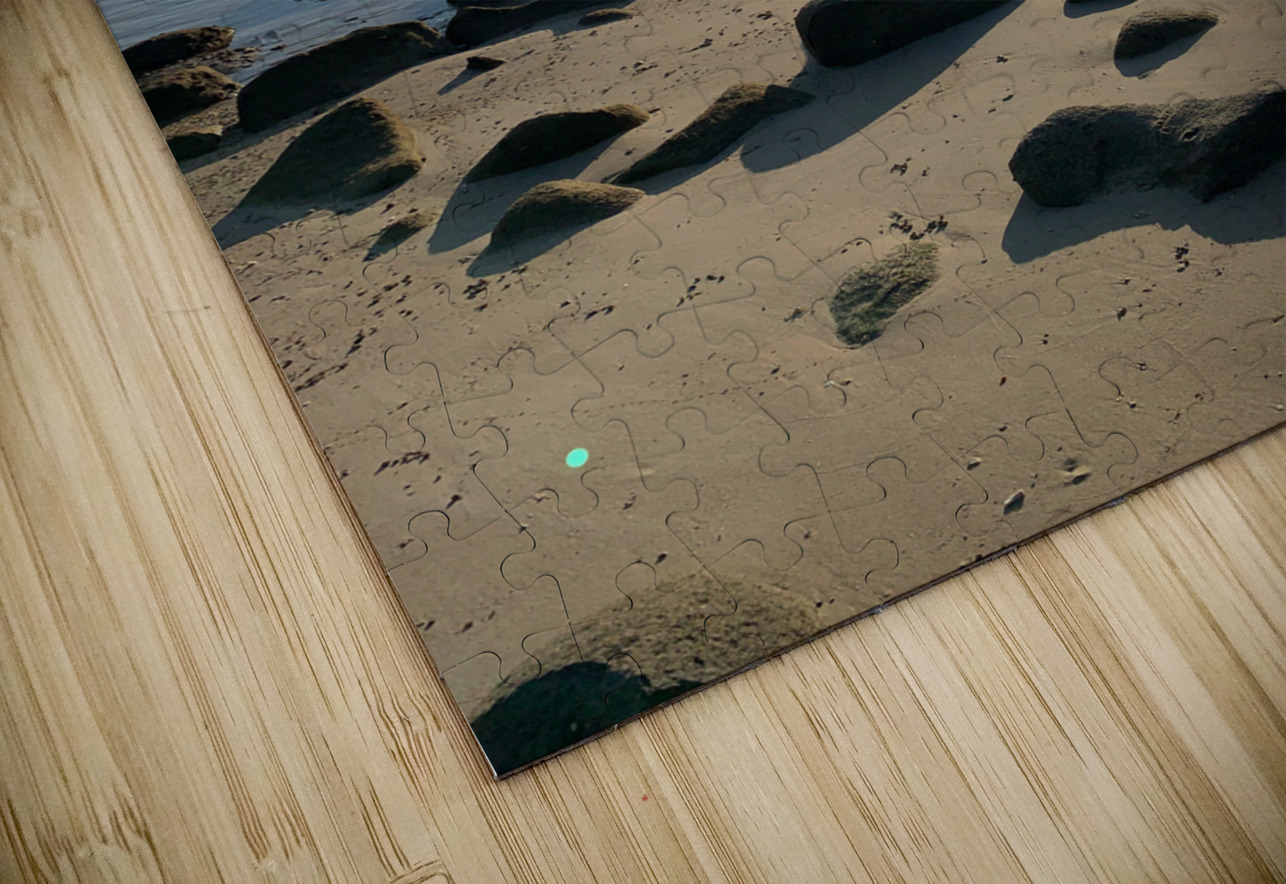 Rock Throwing by the Bamboo Bridge Jimmy Roy Photos Puzzle