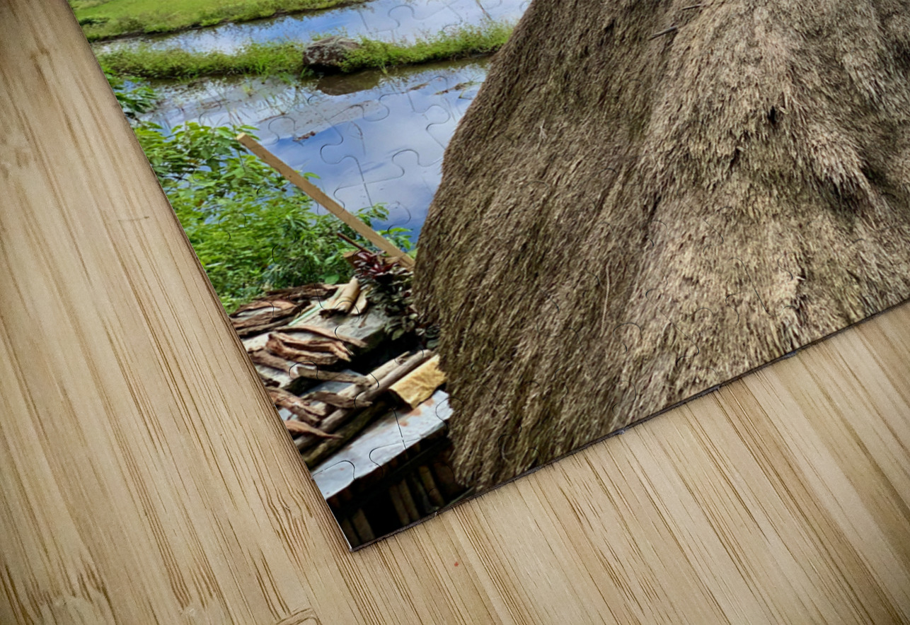 Rice Valley behind the Roof Jimmy Roy Photos Puzzle