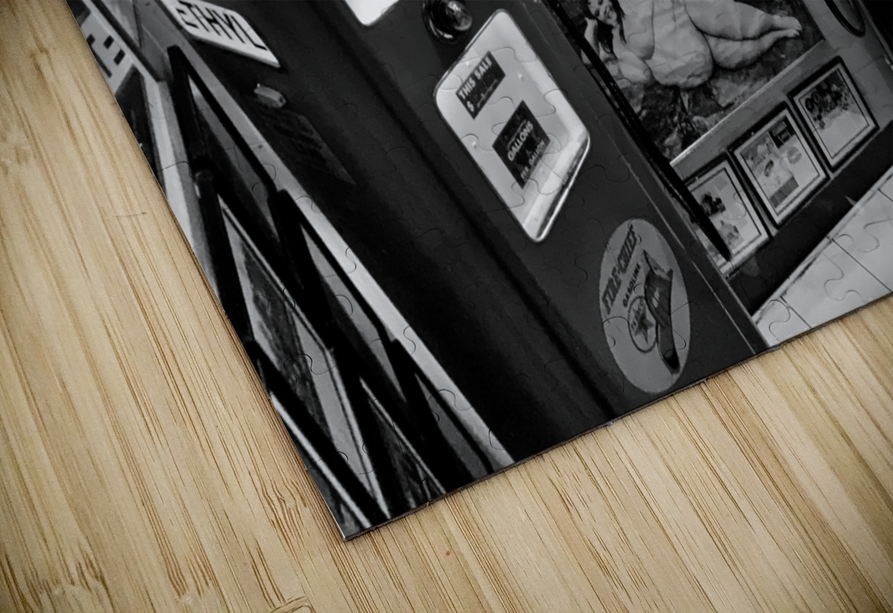 BW Vintage Gas Pumps Jimmy Roy Photos Puzzle