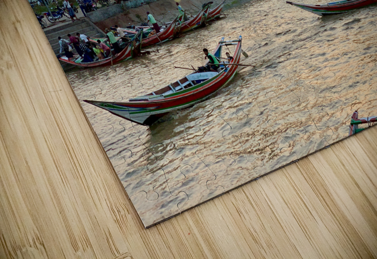 Sunset for the Boatmen Jimmy Roy Photos Puzzle