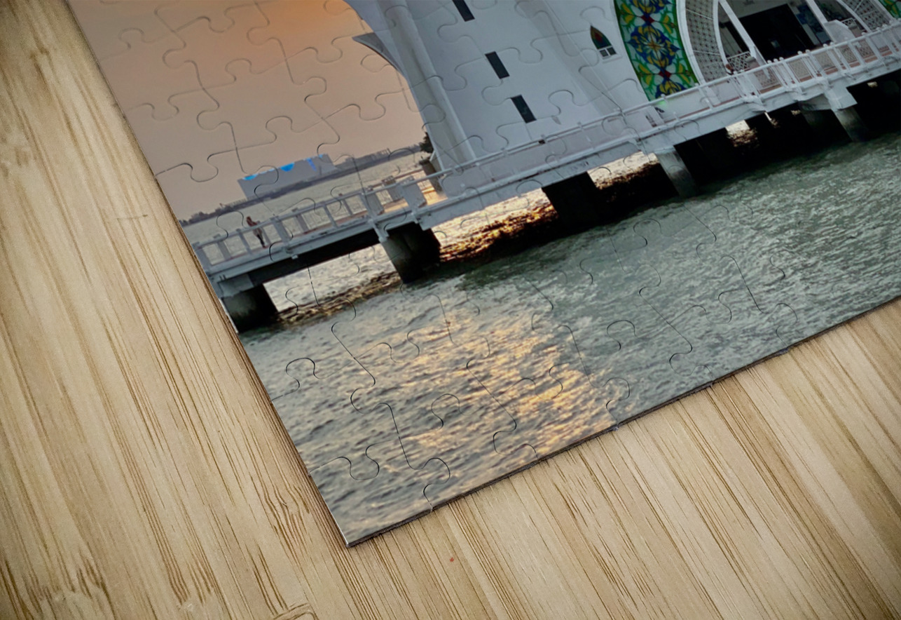 Masjid Selat Mosque In Melaka 1 Jimmy Roy Photos Puzzle