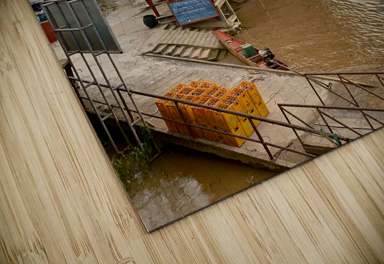 Don Det Sunset Laos 2 Jimmy Roy Photos Puzzle