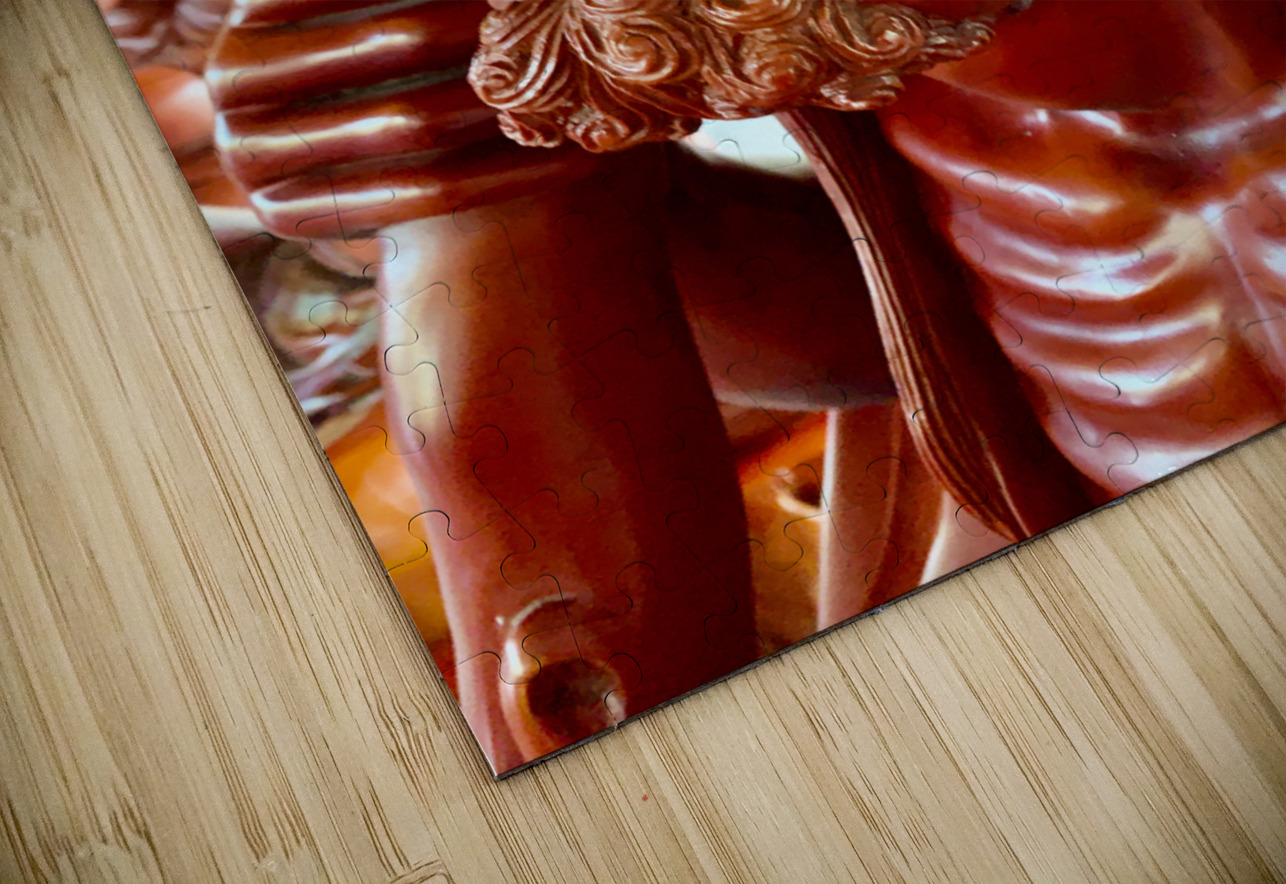 Red Statue Jimmy Roy Photos Puzzle