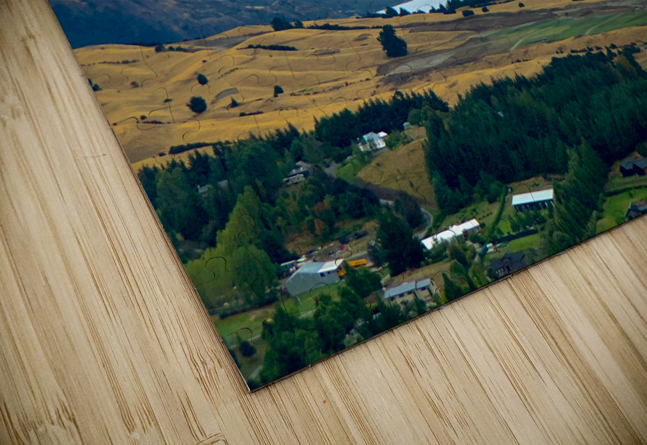 View From Mount Iron New Zealand After a Storm 1. Jimmy Roy Photos Puzzle