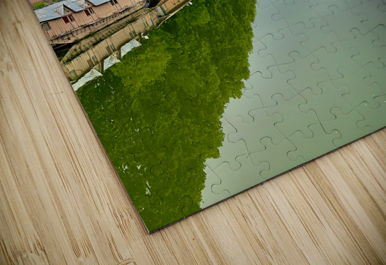 River Reflections in Srinagar Jimmy Roy Photos Puzzle