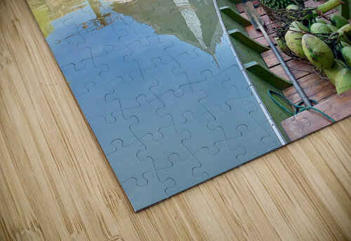 Coconut & Durian on a Boat in a Market Jimmy Roy Photos puzzle