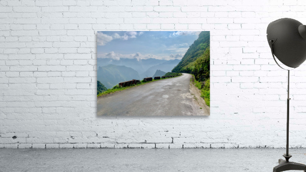 Follow the Mountain Road Wall Preview