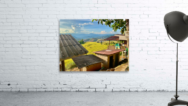 Rice Fields Village Wall Preview