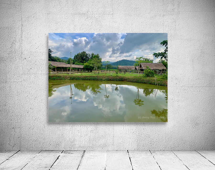 Farm Reflection on the Lake Wall Preview