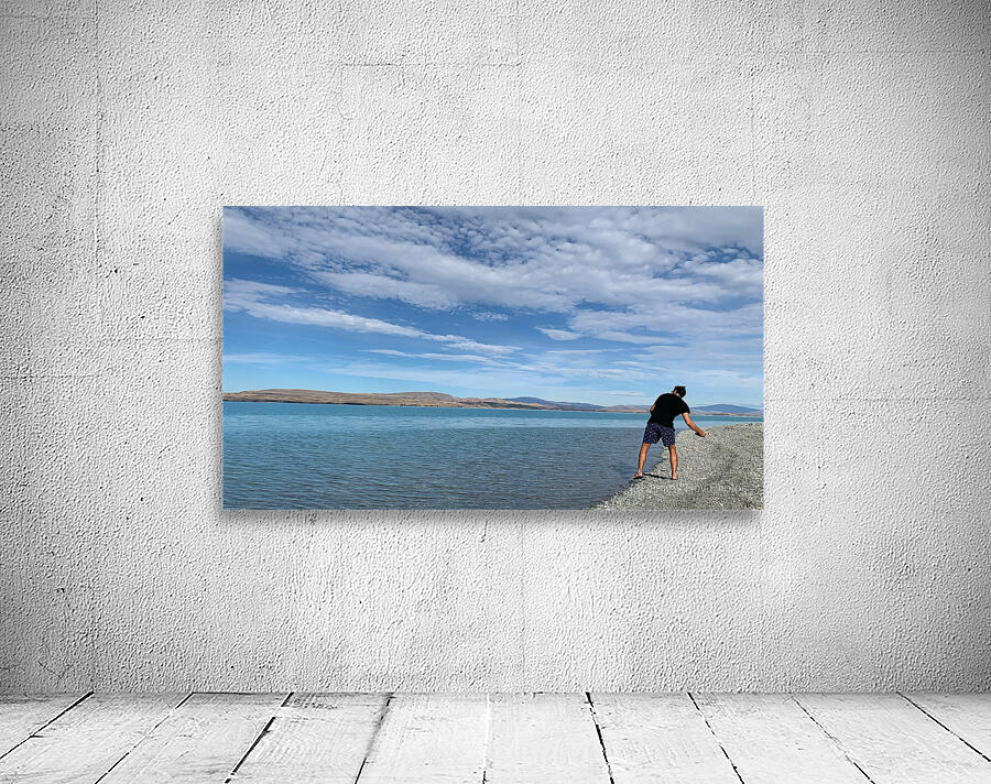 Rock Throwing on the Lake Wall Preview