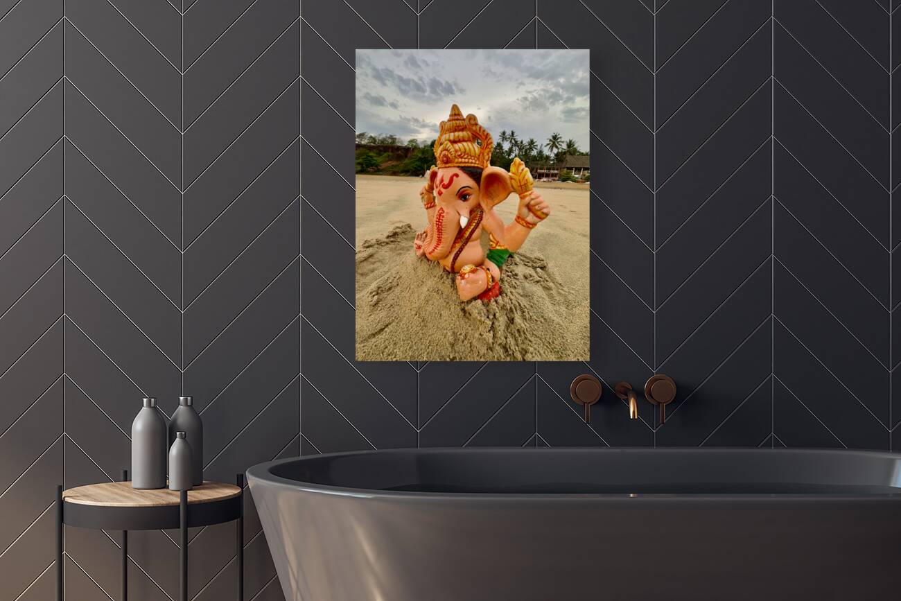 Ganesh on the Beach Reproduction