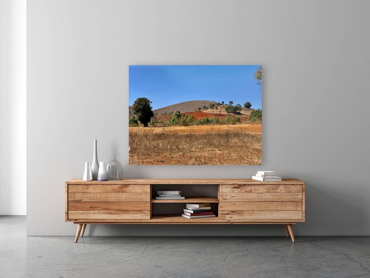 Earth Tones Hill Reproduction