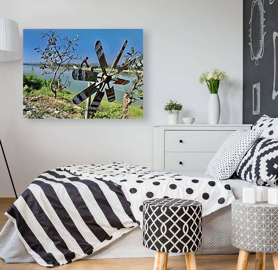 Fan by the Mekong River Reproduction