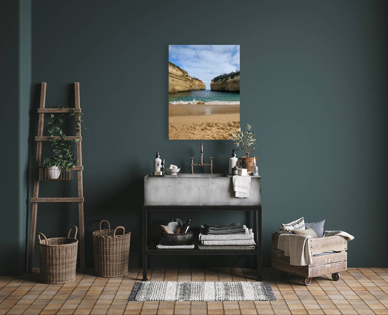 Loch Ard Gorge Great Ocean Road Australia  Reproduction