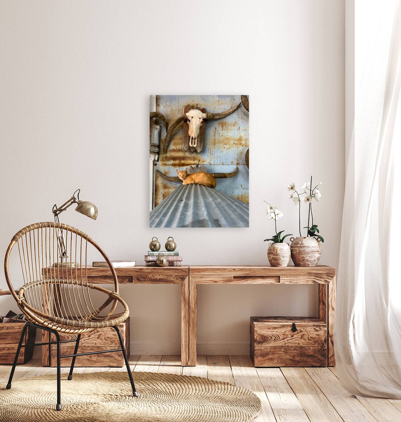 A Cat with Horns Reproduction