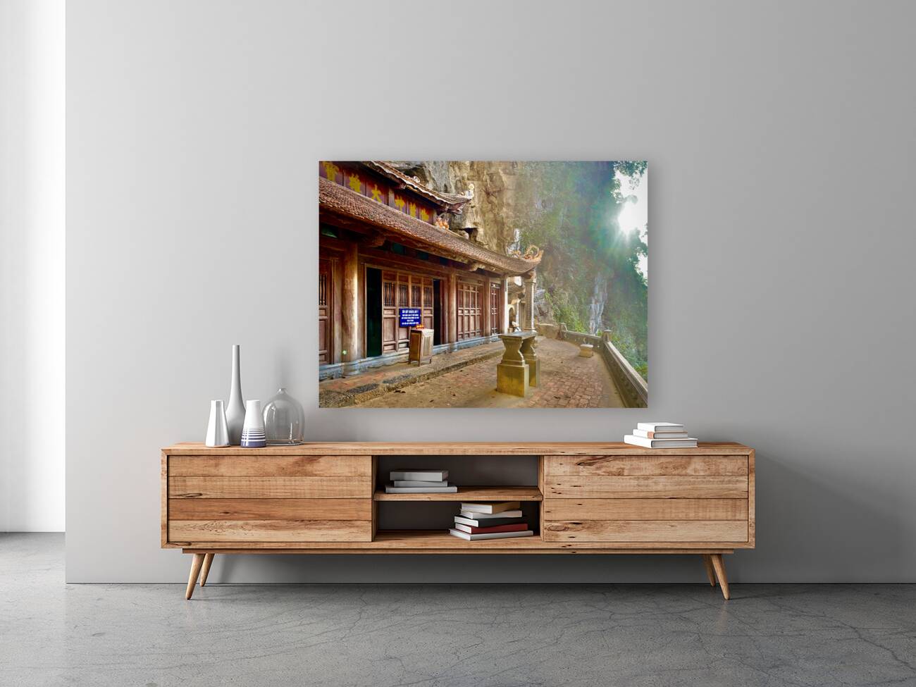 Bich Dong Pagoda Tam Coc Vietnam 2 Reproduction