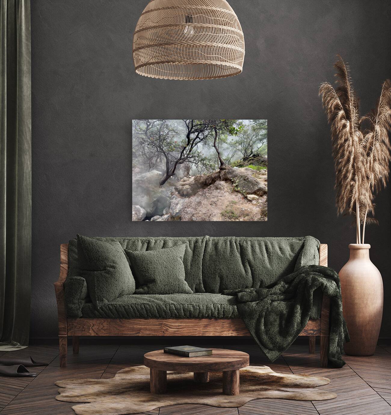 Cibuni Rengganis Crater Java Indonesia 6 Reproduction