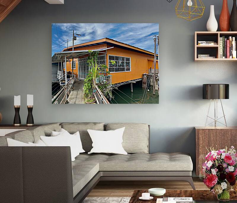 Sim Sim Traditional Floating Village in Sandakan 8 Reproduction