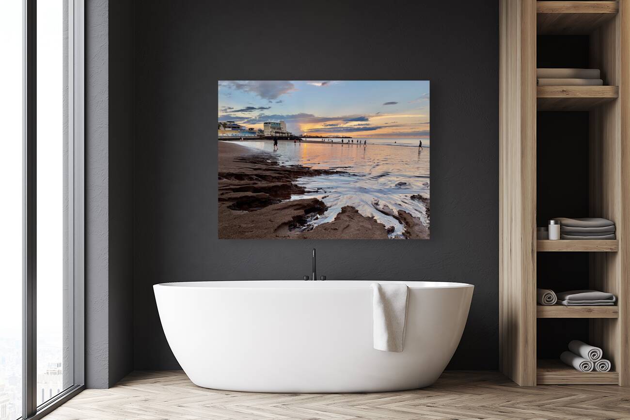 Samyang Beach Sunset Jeju South Korea 1 Reproduction