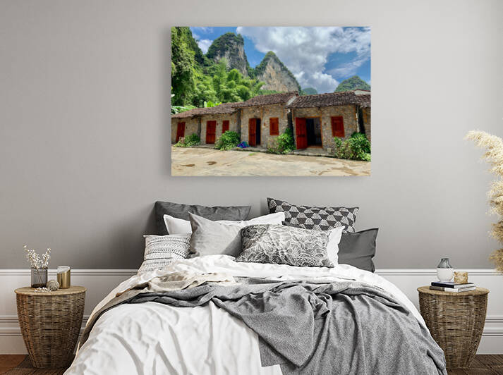 Stone Houses by the Mountain by Jimmy Roy Photos