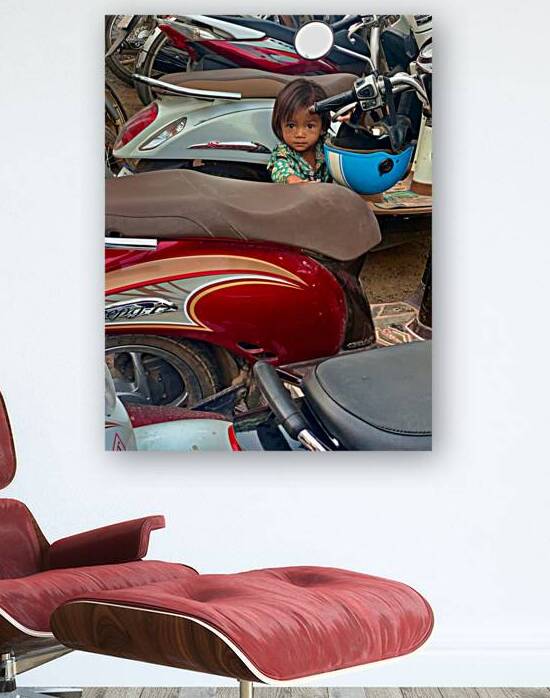 The Little Girl and the Motorbikes.  by Jimmy Roy Photos