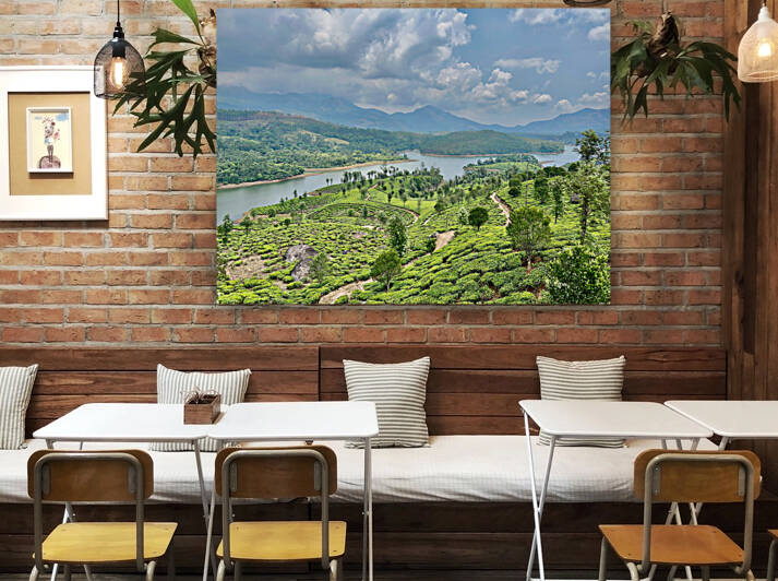 Beautiful River Through Tea Plantations by Jimmy Roy Photos