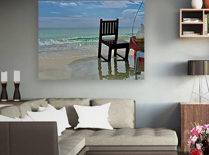 Chair on the Beach by Jimmy Roy Photos