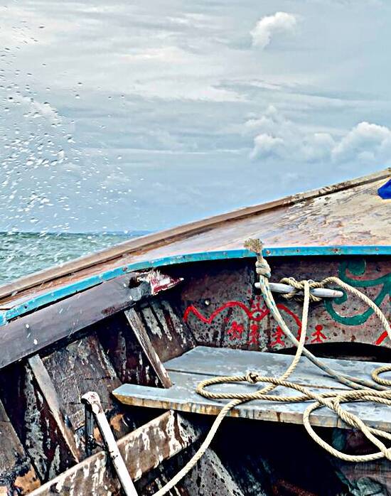 Front of Long Tail Boat by Jimmy Roy Photos