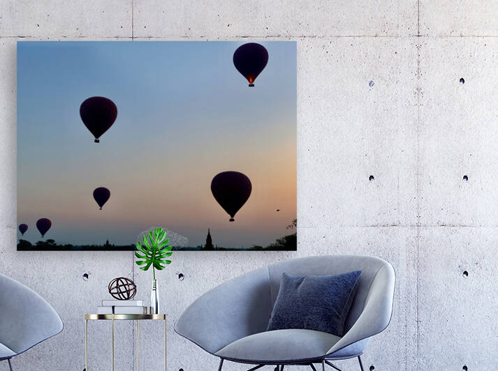 Hot Air Ballons at Sunrise by Jimmy Roy Photos