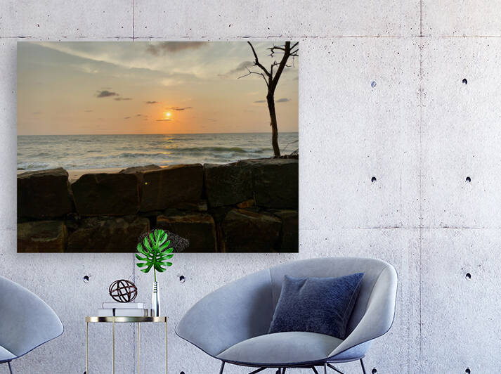 Sunset Behind the Wall 2 by Jimmy Roy Photos