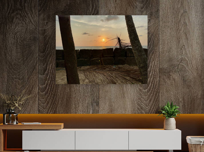 Sunset Behind the Wall by Jimmy Roy Photos