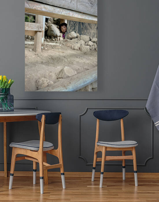 Hiding Little Girl by Jimmy Roy Photos