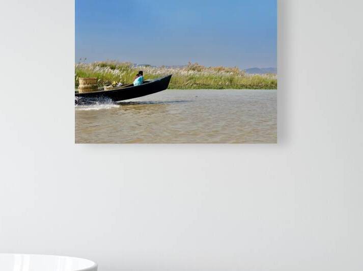 Fast Boat on the River by Jimmy Roy Photos