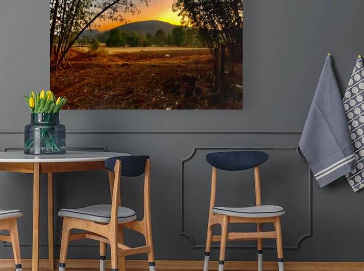 Sunset Behind the Mountain by Jimmy Roy Photos