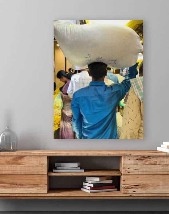 Rice Bag on the Head by Jimmy Roy Photos