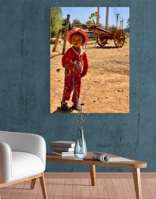 Little Girl on the Farm by Jimmy Roy Photos