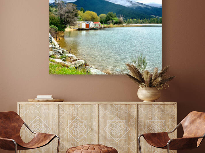 Huts on the Lake by Jimmy Roy Photos