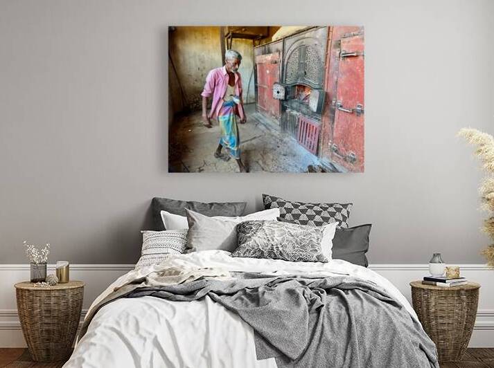 Man Fuelling Up the Fire by Jimmy Roy Photos