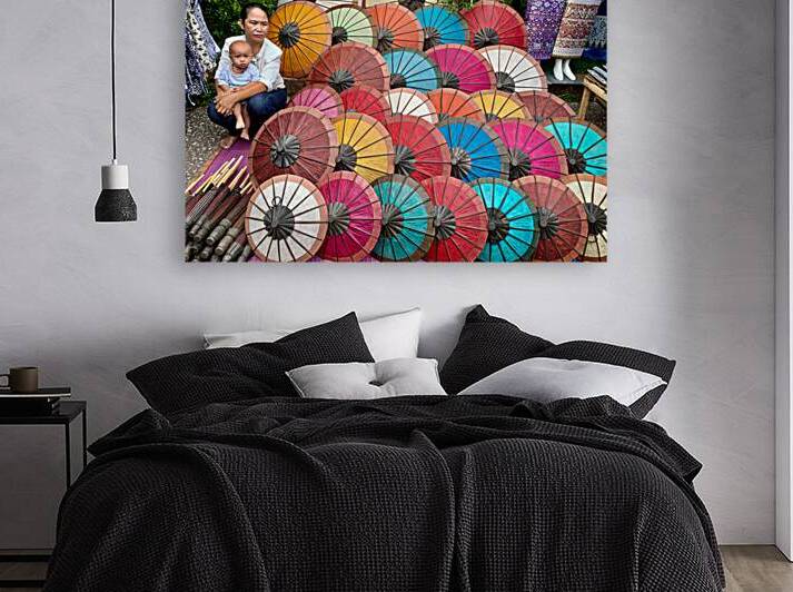 Selling Umbrellas by Jimmy Roy Photos