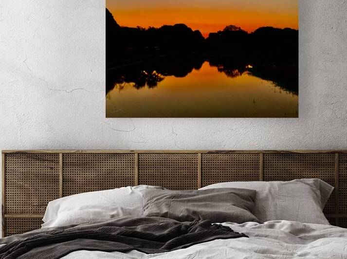 Orange Reflections over the Lake by Jimmy Roy Photos